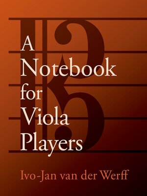 cover image of A Notebook for Viola Players